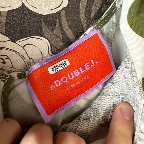 La DoubleJ Printed Puff Sleeve Mini Dress size small - Picture 7 of 9